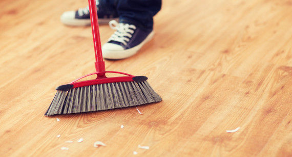 Como é a limpeza de pisos laminados!