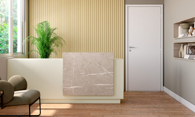 Ripado em Painel: tonalidades diferentes aplicadas em paredes