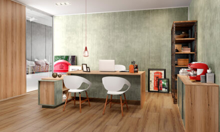 Novitá: padrões versáteis, também disponíveis entre os modelos de pisos laminados Eucafloor